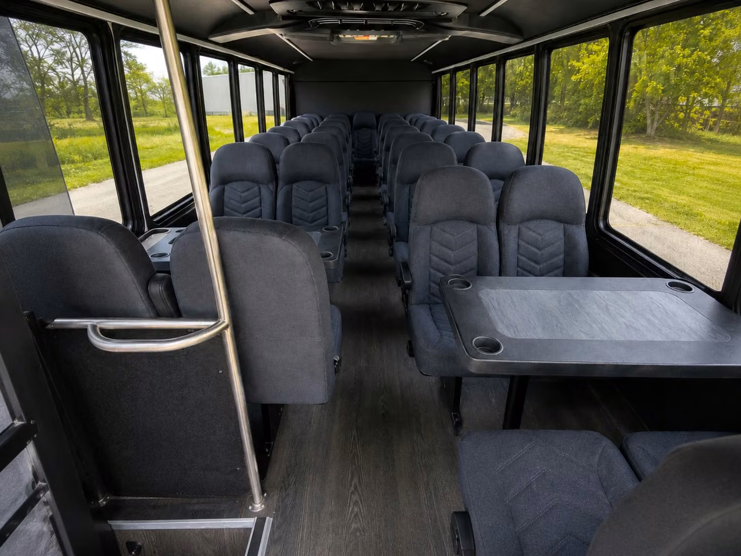 18 passenger minibus interior