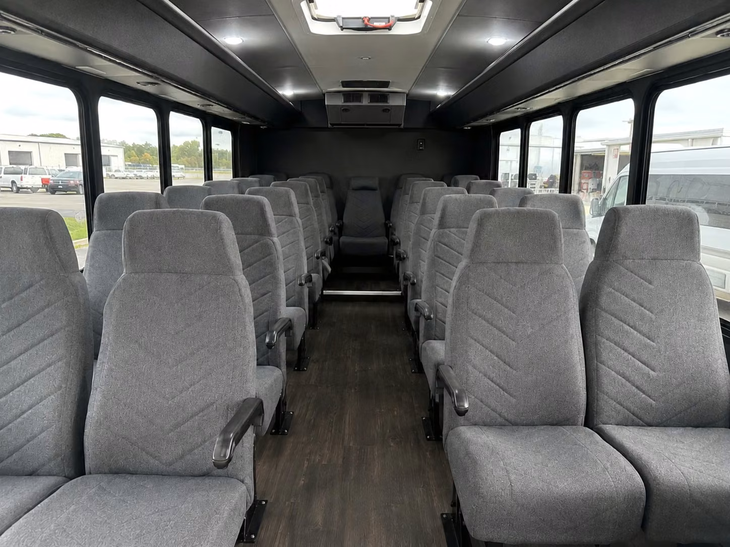 20 passenger minibus interior