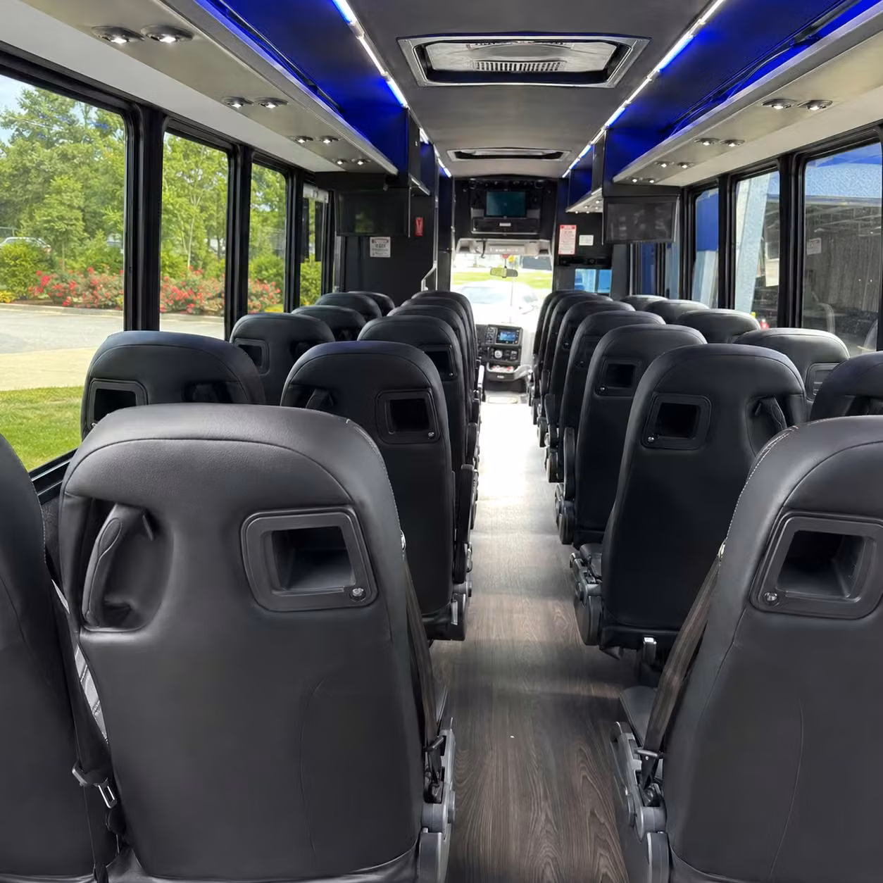 25 passenger minibus inside