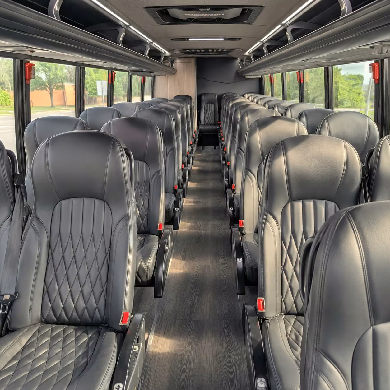 35 passenger minibus interior