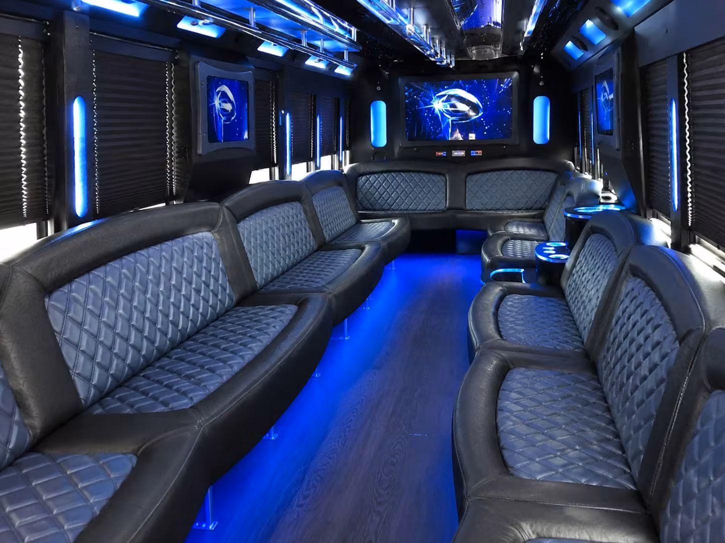 get a prom party bus that picks up across the omaha metro